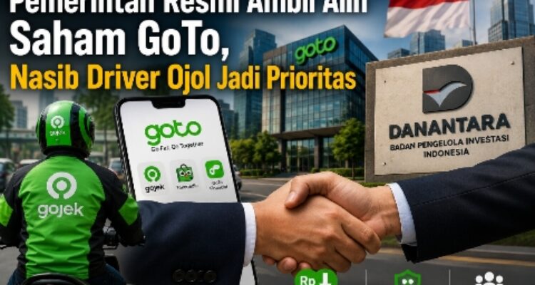 Pemerintah Resmi Ambil Alih Saham GoTo, Nasib Driver Ojol Jadi Prioritas 3