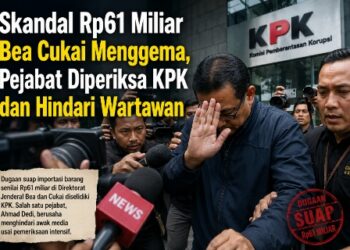 Skandal Rp61 Miliar Bea Cukai Menggema, Pejabat Diperiksa KPK dan Hindari Wartawan 17
