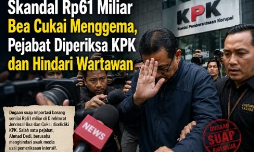 Skandal Rp61 Miliar Bea Cukai Menggema, Pejabat Diperiksa KPK dan Hindari Wartawan 6