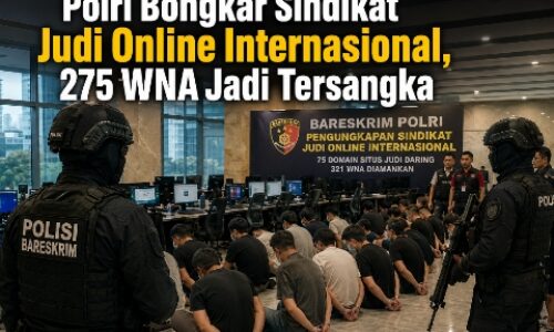 Polri Bongkar Sindikat Judi Online Internasional, 275 WNA Jadi Tersangka 7
