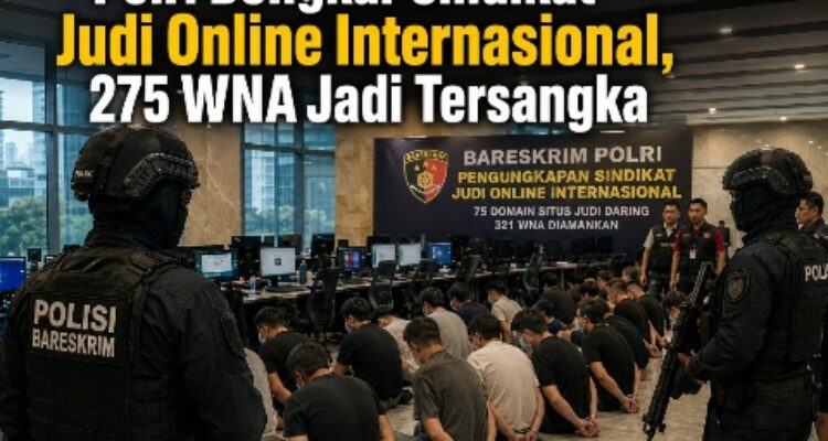 Polri Bongkar Sindikat Judi Online Internasional, 275 WNA Jadi Tersangka 1
