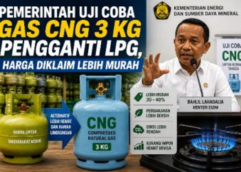 Pemerintah Uji Coba Gas CNG 3 Kg Pengganti LPG, Harga Diklaim Lebih Murah 20