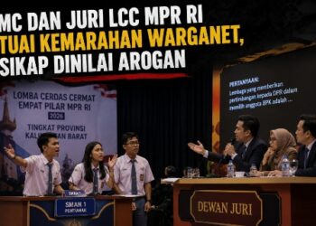 MC dan Juri LCC MPR RI Tuai Kemarahan Warganet, Sikap Dinilai Arogan 18