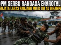 OPM Serbu Bandara Enarotali, Senjata Laras Panjang Milik TNI AU Dirampas 12