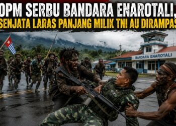 OPM Serbu Bandara Enarotali, Senjata Laras Panjang Milik TNI AU Dirampas 21