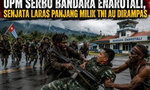 OPM Serbu Bandara Enarotali, Senjata Laras Panjang Milik TNI AU Dirampas 10