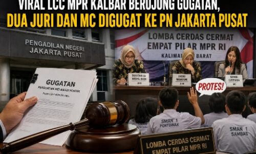 Viral LCC MPR Kalbar Berujung Gugatan, Dua Juri dan MC Digugat ke PN Jakarta Pusat 6