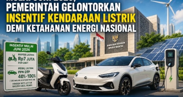 Mulai Juni 2026, Pemerintah Gelontorkan Insentif Kendaraan Listrik demi Ketahanan Eneri Nasional 1