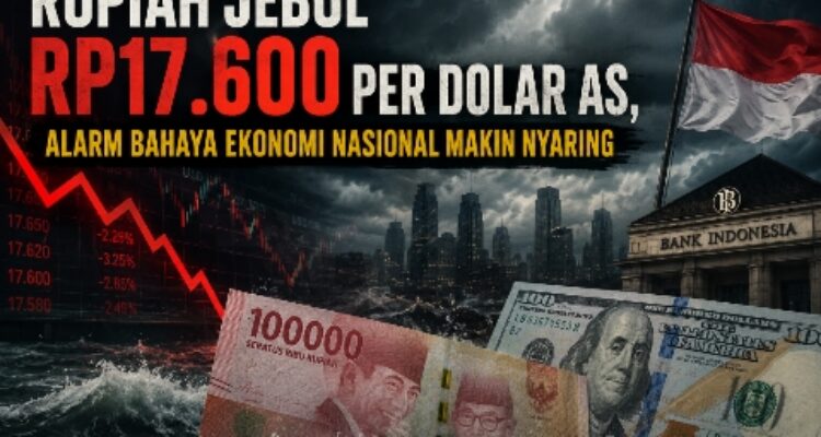 Rupiah Jebol Rp17.600 per Dolar AS, Alarm Bahaya Ekonomi Nasional Makin Nyaring 1