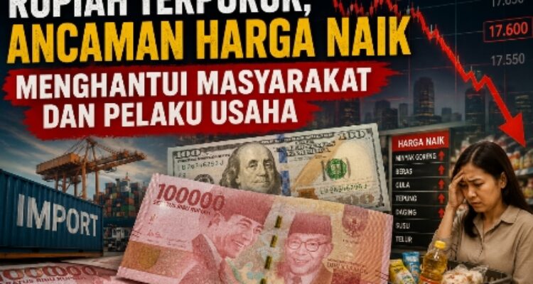 Rupiah Terpuruk, Ancaman Harga Naik Menghantui Masyarakat dan Pelaku Usaha 1