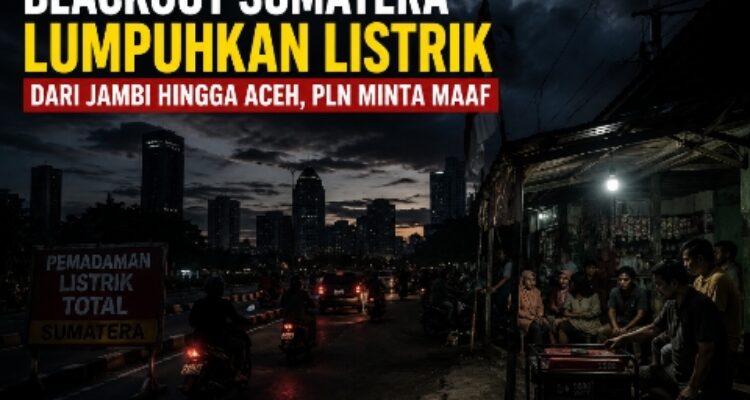 Blackout Sumatera Lumpuhkan Listrik dari Jambi hingga Aceh, PLN Minta Maaf 1