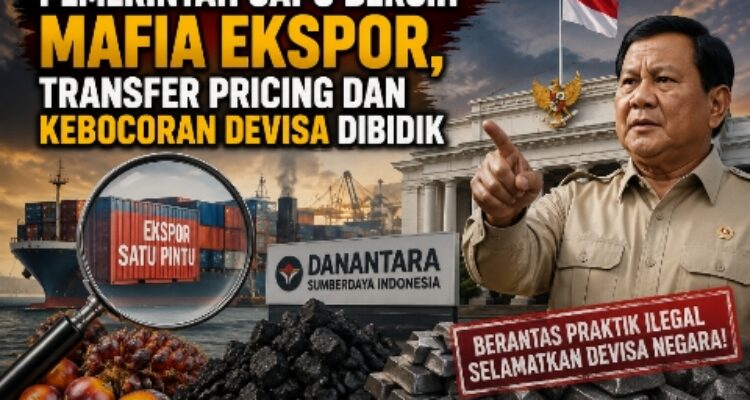 Pemerintah Sapu Bersih Mafia Ekspor, Transfer Pricing dan Kebocoran Devisa Dibidik 1