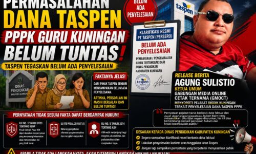 Ketua Umum GMOCT Soroti Pernyataan Disdik Kuningan Terkait Dana Taspen PPPK 12
