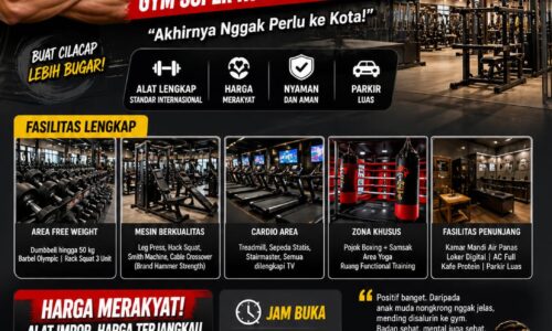 Mas Hendra Resmikan Fitness Center Lengkap di Cilacap, Hadirkan Fasilitas Modern dan Harga Terjangkau 10