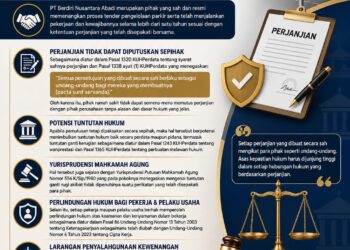 Kuasa Hukum PT Berdiri Nusantara Abadi Angkat Bicara Terkait Ancaman Pemutusan Sepihak Perjanjian Pengelolaan Parkir di RS TK II Moh Ridwan Meuraksa 21