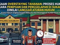 Dugaan Overstaying Tahanan: Proses Hukum Perkara Dugaan Penipuan dan Penggelapan di Sukabumi Dinilai Langgar Aturan Hukum 11