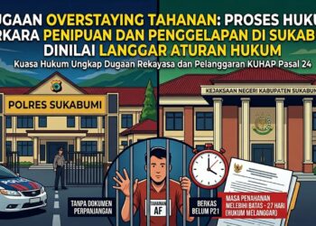 Dugaan Overstaying Tahanan: Proses Hukum Perkara Dugaan Penipuan dan Penggelapan di Sukabumi Dinilai Langgar Aturan Hukum 16