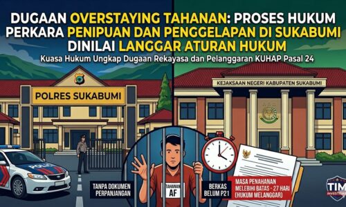 Dugaan Overstaying Tahanan: Proses Hukum Perkara Dugaan Penipuan dan Penggelapan di Sukabumi Dinilai Langgar Aturan Hukum 10