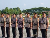 Pucuk Pimpinan Satuan dan Polsek Berganti, Kapolres Pangandaran Pimpin Sertijab Strategis 11
