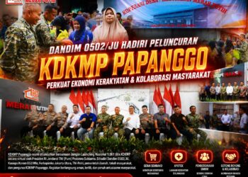 Dandim 0502/JU Hadiri Peluncuran KDKMP Papanggo, Perkuat Ekonomi Kerakyatan dan Kolaborasi Masyarakat 16