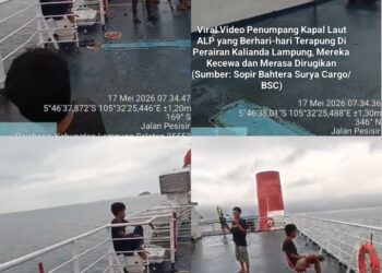 Viral! Kapal ALP Terapung Berhari-hari di Kalianda, Penumpang Rugi & Khawatir Kehilangan Pekerjaan 18