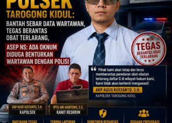 Hak Jawab Polsek Tarogong Kidul: Bantah Sebar Data Wartawan, Tegas Berantas Obat Terlarang, Asep NS: Ada Oknum Diduga Benturkan Wartawan dengan Polisi 17