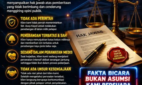 Kuasa Hukum H. Mulyanto Ajukan Hak Jawab ke Media SBI, Bantah Tuduhan Penebangan Kayu Ilegal 10