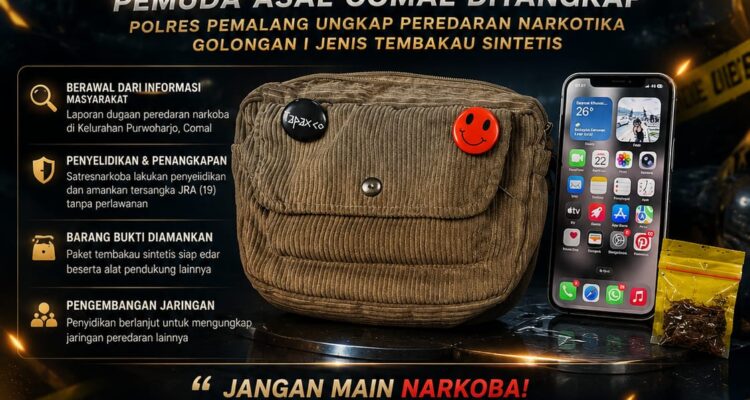 Perang Melawan Narkotika Harus Bersih dari “Main Mata”, Polres Pemalang Bongkar Peredaran Tembakau Sintetis di Comal 3