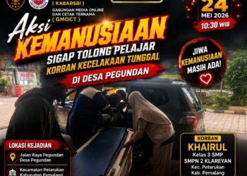 Teladan Kemanusiaan: Agung Sulistio Sigap Selamatkan Pelajar Korban Kecelakaan, Puskesmas Tutup Justru Tak Halangi Pertolongan 21