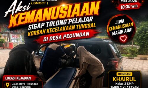 Teladan Kemanusiaan: Agung Sulistio Sigap Selamatkan Pelajar Korban Kecelakaan, Puskesmas Tutup Justru Tak Halangi Pertolongan 4