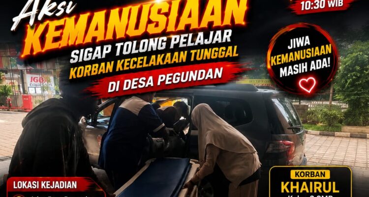 Teladan Kemanusiaan: Agung Sulistio Sigap Selamatkan Pelajar Korban Kecelakaan, Puskesmas Tutup Justru Tak Halangi Pertolongan 2