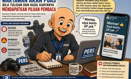Wartawan dan Kepuasan dari Sebuah Apresiasi Narasumber Serta Pembaca Karya Jurnalistik 11