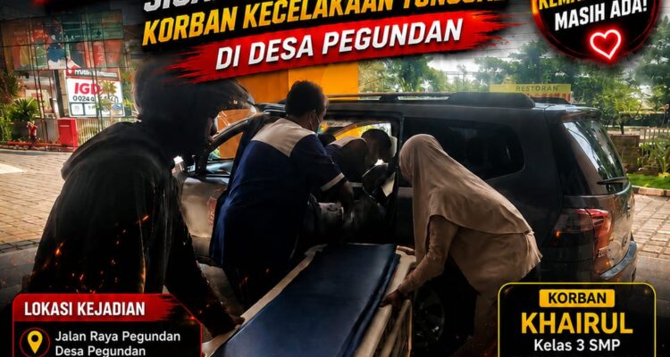 Aksi Kemanusiaan Agung Sulistio, Sigap Tolong Pelajar Korban Kecelakaan Tunggal di Desa Pegundan 2