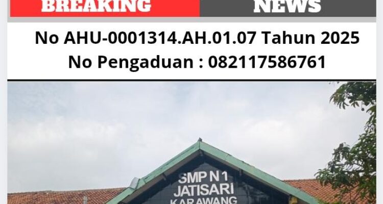 Anggota Komite SMPN 1 Jatisari Diduga Rendahkan Wartawan Senior Almarhum, Sikap Kepala Sekolah Menuai Kritik 1