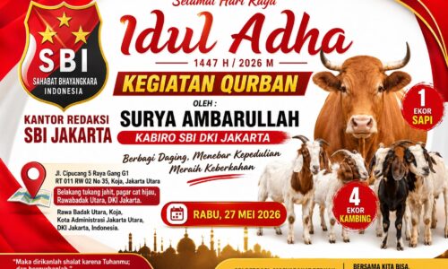 IMG-20260527-WA0002 Kabiro SBI DKI Jakarta Surya Ambarullah Laksanakan Qurban 1 Ekor Sapi dan 4 Ekor Kambing di Rawabadak Utara 3