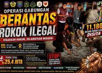 Agung Sulistio Apresiasi Operasi Gabungan Pemberantasan Rokok Ilegal di Batang, Tegaskan Penegakan Hukum Harus Konsisten 21