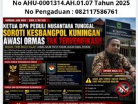 Ketua DPN Peduli Nusantara Tunggal Pertanyakan Ketegasan Kesbangpol Kuningan Awasi Ormas Tak Terverifikasi 12