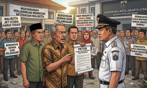 Walikota Jakut Didesak Bersikap Tegas Terkait Anggota Dewan Kota Berpolitik 6