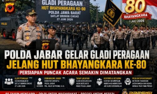 Polda Jabar Gelar Gladi Peragaan Jelang HUT Bhayangkara ke-80, Persiapan Puncak Acara Semakin Dimatangkan 10