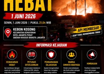Kebakaran Hebat Melanda Kawasan Kebon Kosong, Kemayoran Jakarta Pusat 17