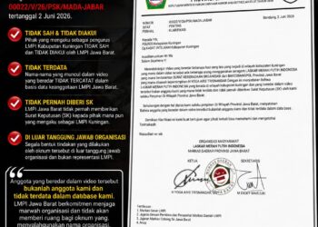 LMPI Jawa Barat Keluarkan Surat Resmi: LMPI Kab. Kuningan Bukan Pengurus Sah, Tidak Terdata dalam Basis Data 19