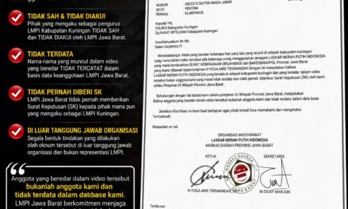 LMPI Jawa Barat Keluarkan Surat Resmi: LMPI Kab. Kuningan Bukan Pengurus Sah, Tidak Terdata dalam Basis Data 10