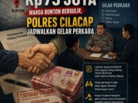 Kasus Dugaan Utang Piutang Rp75 Juta Warga Bunton Bergulir, Polres Cilacap Jadwalkan Gelar Perkara 11