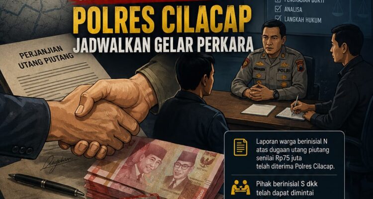 Kasus Dugaan Utang Piutang Rp75 Juta Warga Bunton Bergulir, Polres Cilacap Jadwalkan Gelar Perkara 2