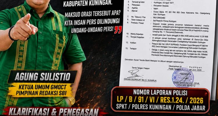 Ketua Umum GMOCT: Aksi Oknum Mengatasnamakan LMPI di Kuningan Keliru, Dugaan Intimidasi Sudah Dilaporkan ke Polisi 2