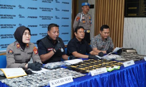 Polres Jakut Amankan 276 BB Jenis Narkotika, Bandar dan Kurir Ditangkap 7