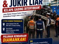 Razia Gabungan Sudinhub Jakut di Kelapa Gading, Puluhan Kendaraan Parkir Liar Diderek dan Jukir Ilegal Diamankan 11