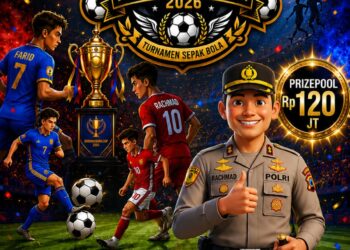 Open Tournament Sepak Bola Bhayangkara Cup 2026 Resmi Dibuka, Meriahkan HUT Bhayangkara ke-80 di Pekalongan 16