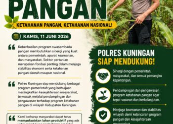 Kapolres Kuningan Tegaskan Ketahanan Pangan Adalah Pilar Ketahanan Nasional, Sinergi Semua Pihak Jadi Kunci Swasembada Pangan 18