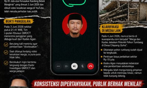 Usai Viral, Kades Cilayang Guha Diduga Tak Konsisten: Minta Berita Selesai Lewat Telepon, Malah Buka Suara di Media Lain 10